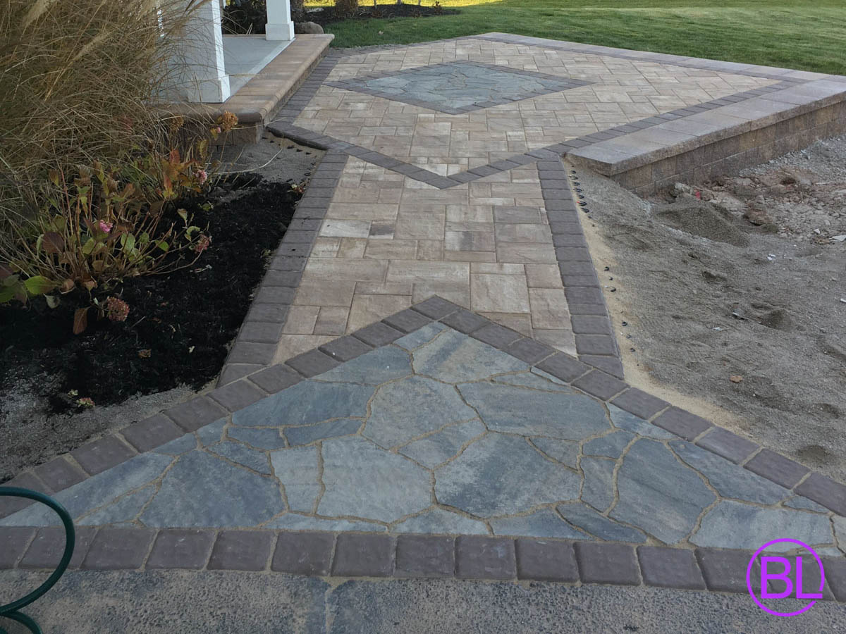 Rochester NY Stamped Concrete Paver Design